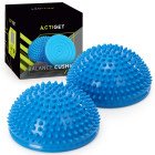 Півсфера масажна балансувальна Actiget Balance Pad 16 см 2 шт масажер для ніг, стоп ACT0117 Blue
