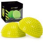 Півсфера масажна балансувальна Actiget Balance Pad 16 см 2 шт масажер для ніг, стоп ACT0118 Yellow