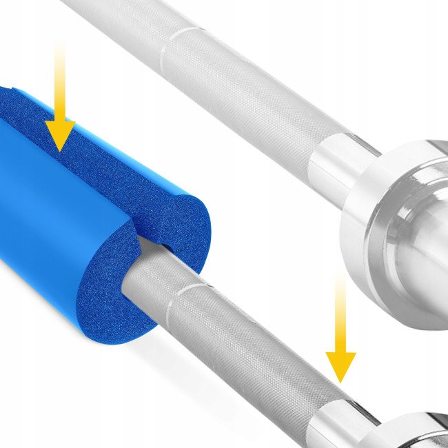 Накладка (бампер) на гриф 4FIZJO Barbell Pad Blue (P-5907739314734)