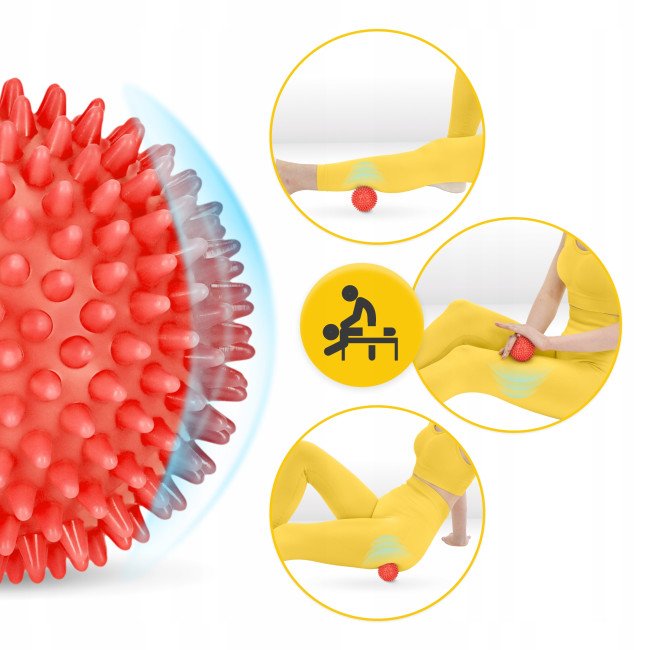 Масажний м'яч з шипами 4FIZJO Spike Ball 7 см (P-5907739311399)