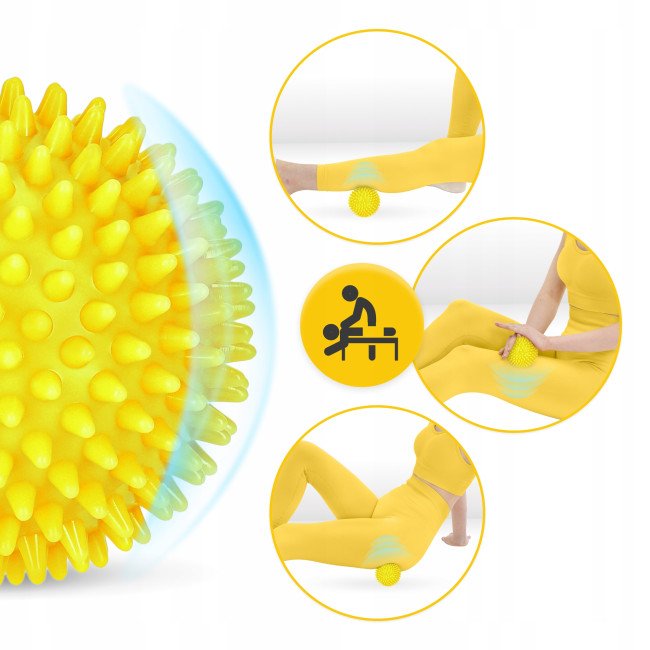 Масажний м'яч з шипами 4FIZJO Spike Ball 10 см (P-5907739311429)