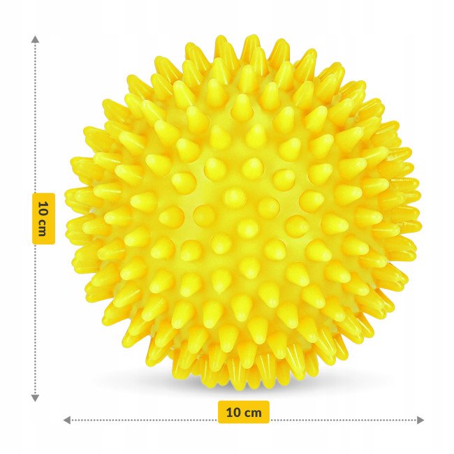 Масажний м'яч з шипами 4FIZJO Spike Ball 10 см (P-5907739311429)