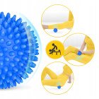 Масажний м'яч з шипами 4FIZJO Spike Ball 8 см (P-5907739311405)