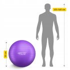 М'яч для фітнесу (фітбол) 4FIZJO 65 см Anti-Burst Violet (P-5905973404778)