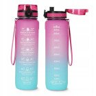 Пляшка для води спортивна 4FIZJO 1000 мл Pink/Sky Blue (P-5905973400770)