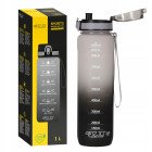 Пляшка для води спортивна 4FIZJO 1000 мл Grey/Black (P-5905973400756)