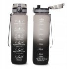 Пляшка для води спортивна 4FIZJO 1000 мл Grey/Black (P-5905973400756)