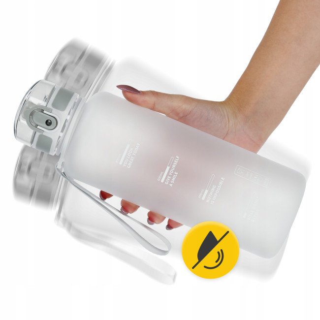 Пляшка для води спортивна 4FIZJO 1000 мл Grey (P-5905973404273)