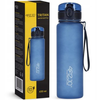 Пляшка для води спортивна 4FIZJO 650 мл Blue (P-5905973403740)