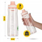 Пляшка для води спортивна 4FIZJO 850 мл Pink (P-5905973403818)