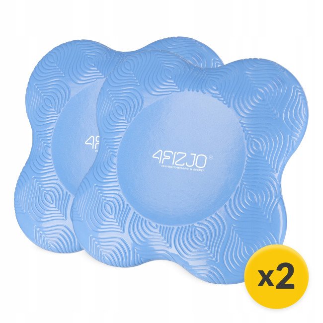 Підставки під коліна та лікті для йоги 4FIZJO 2 шт Blue (P-5907739315359)
