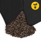 Подушка для йоги та медитації 4FIZJO Zafu кругла 32 x 20 см Black (P-5907739315540)