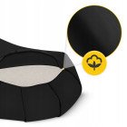Подушка для йоги та медитації 4FIZJO Zafu напівкругла 40 x 30 x 12 см Black (P-5907739315519)