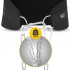 Пояс атлетичний для обтяження 4FIZJO Dip Belt 100 см Black (P-5905973402262)