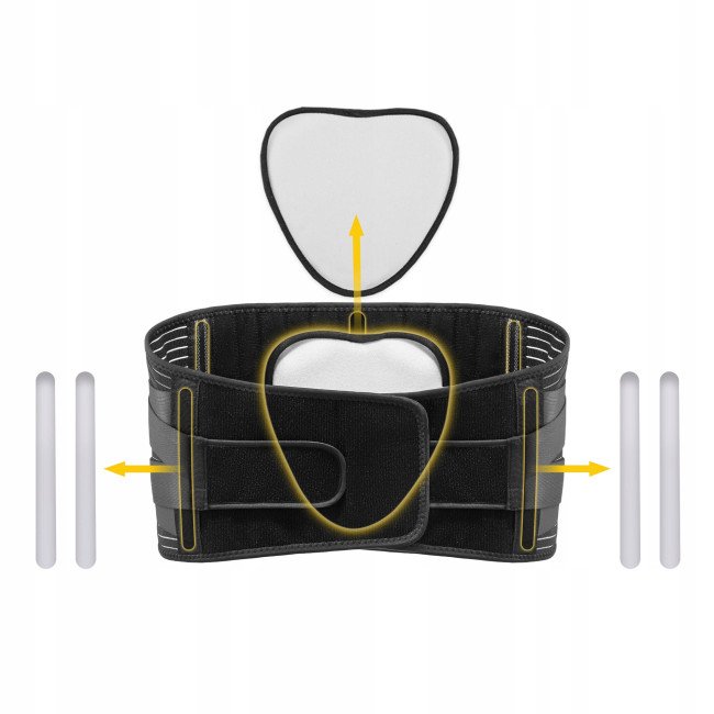 Пояс (бандаж) для поперекового відділу хребта 4FIZJO Size XXL (P-5907739317582)
