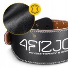 Пояс для важкої атлетики 4FIZJO шкіряний Size L Black (P-5905973404310)