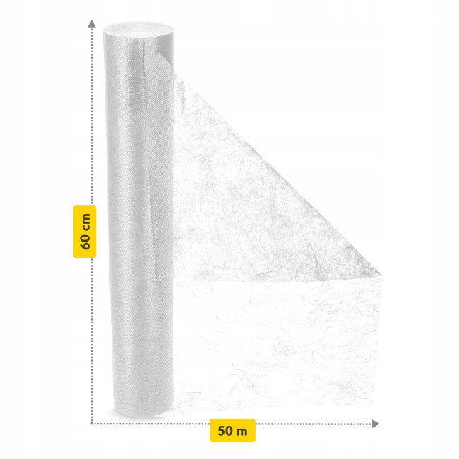 Простирадло одноразове 4FIZJO 50 м x 60 см в рулоні 14 г/м² White (P-5905973406789)