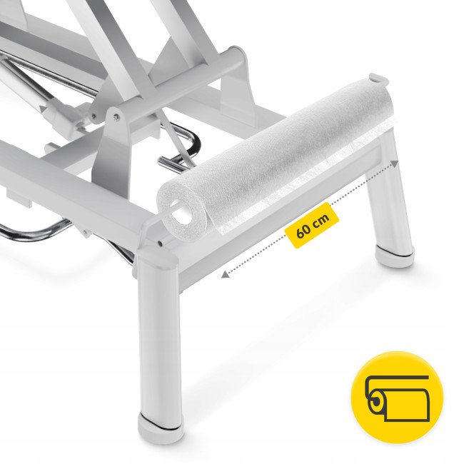 Простирадло одноразове 4FIZJO 50 м x 60 см в рулоні 14 г/м² White (P-5905973406789)