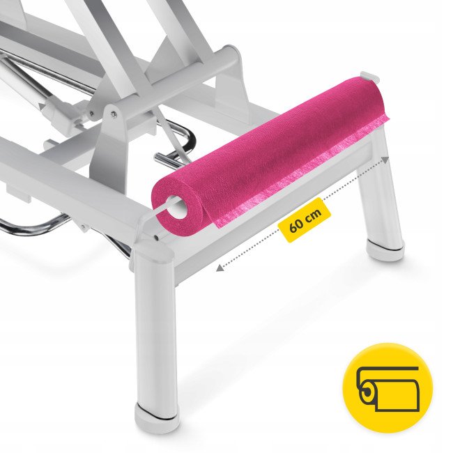 Простирадло одноразове 4FIZJO 50 м x 60 см в рулоні 18 г/м² Pink (P-5905973406802)