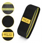 Резинка для фітнесу та спорту із тканини 4FIZJO Hip Band 10-15 кг Black/Yellow (P-5907739310309)