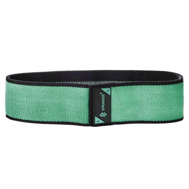 Резинка для фітнесу та спорту із тканини Springos Hip Band Size L FA0111