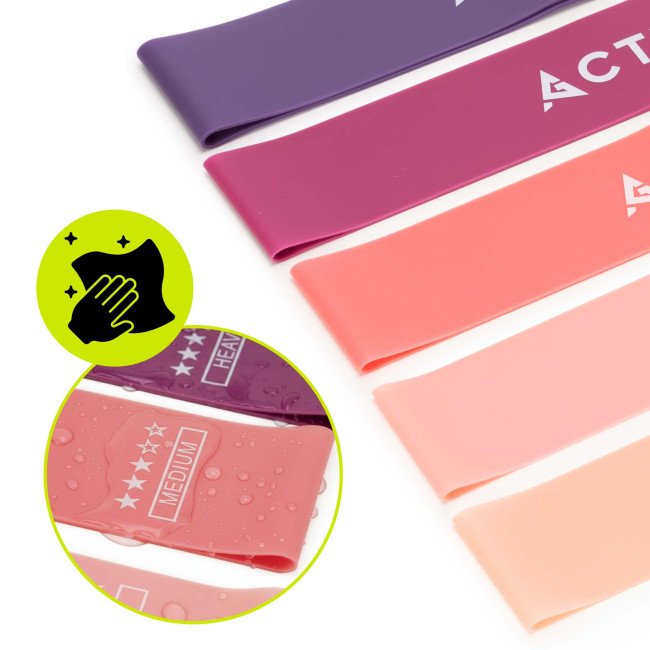 Резинки для фітнесу Actiget Mini Power Band набір 5 шт 1-20 кг ACT0105