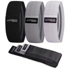 Резинки для фітнесу та спорту із тканини Cornix Hip Band набір 3 шт XR-0049