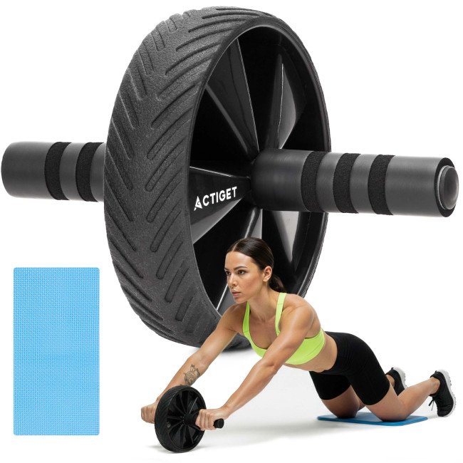 Ролик (гімнастичне колесо) для преса Actiget Ab Wheel ACT0110 Black