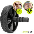 Ролик (гімнастичне колесо) для преса Actiget Ab Wheel ACT0110 Black