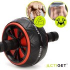 Ролик (гімнастичне колесо) для преса Actiget Ab Wheel ACT0111 Black/Red
