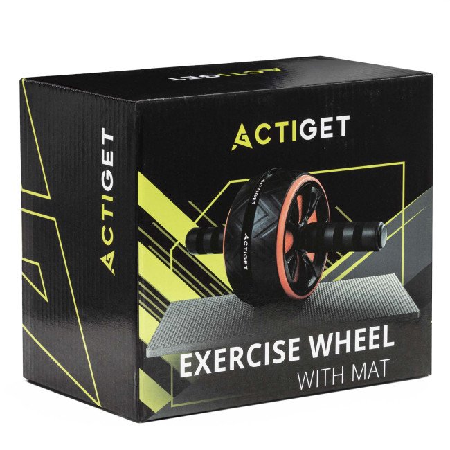 Ролик (гімнастичне колесо) для преса Actiget Ab Wheel ACT0111 Black/Red