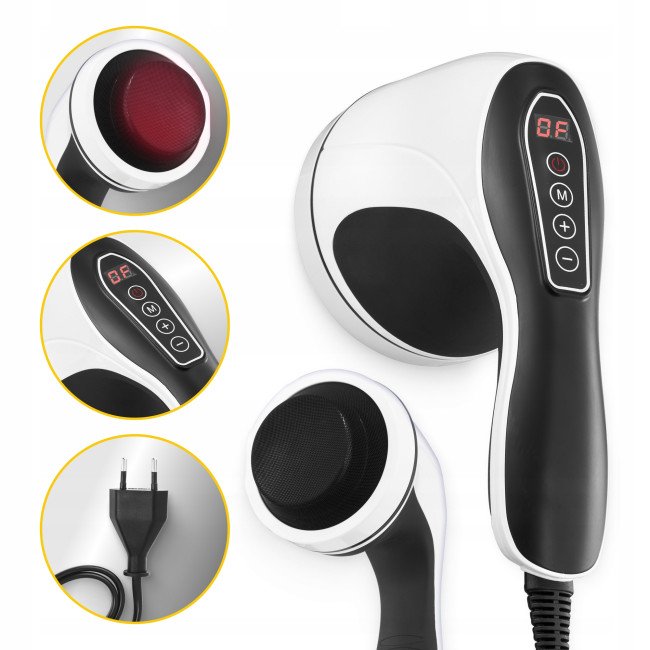 Ручний антицелюлітний масажер для тіла 4FIZJO Body Shaping 4 в 1 White (P-5907739319111)