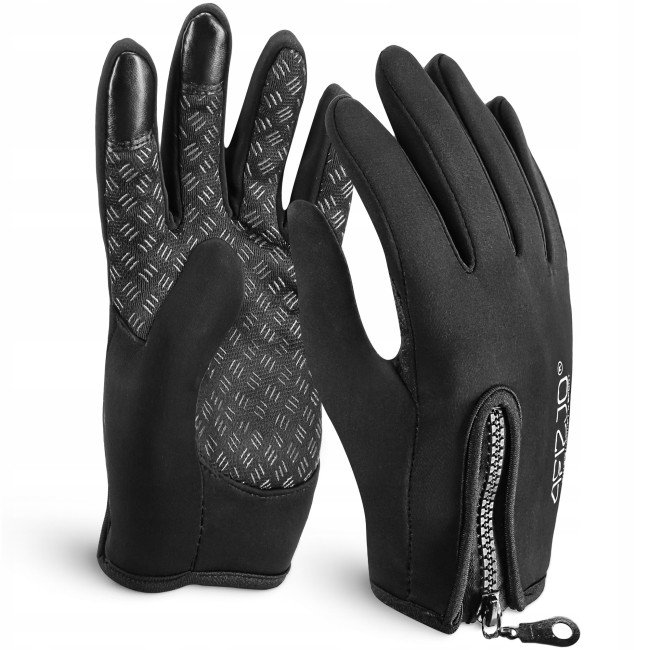 Рукавички для бігу 4FIZJO Size XL Black (P-5907739318145)