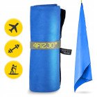 Рушник спортивний 4FIZJO XL 180 x 100 см з мікрофібри Blue (P-5907739317247)