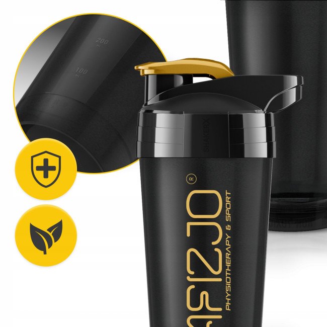 Шейкер спортивний 4FIZJO Ultra 700 мл Black/Gold (P-5905973407038)