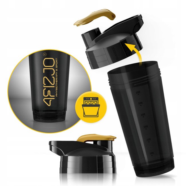 Шейкер спортивний 4FIZJO Ultra 700 мл Black/Gold (P-5905973407038)