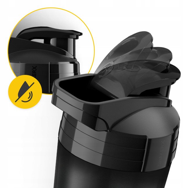 Шейкер спортивний 4FIZJO Ultra 700 мл Black (P-5905973407090)