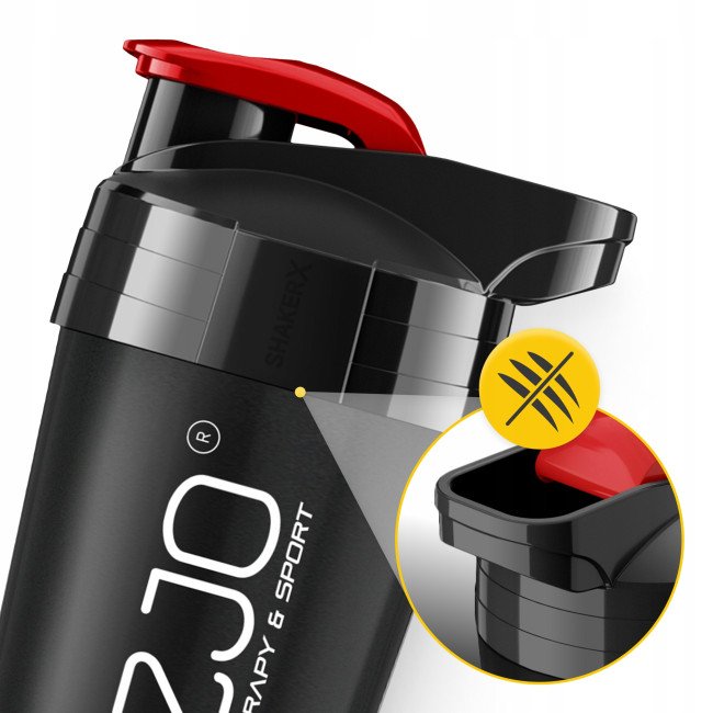 Шейкер спортивний 4FIZJO Ultra 700 мл Black/Red (P-5905973407106)