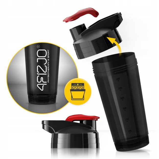 Шейкер спортивний 4FIZJO Ultra 700 мл Black/Red (P-5905973407106)