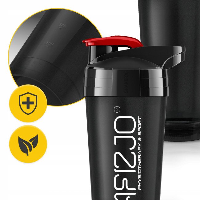 Шейкер спортивний 4FIZJO Ultra 700 мл Black/Red (P-5905973407106)