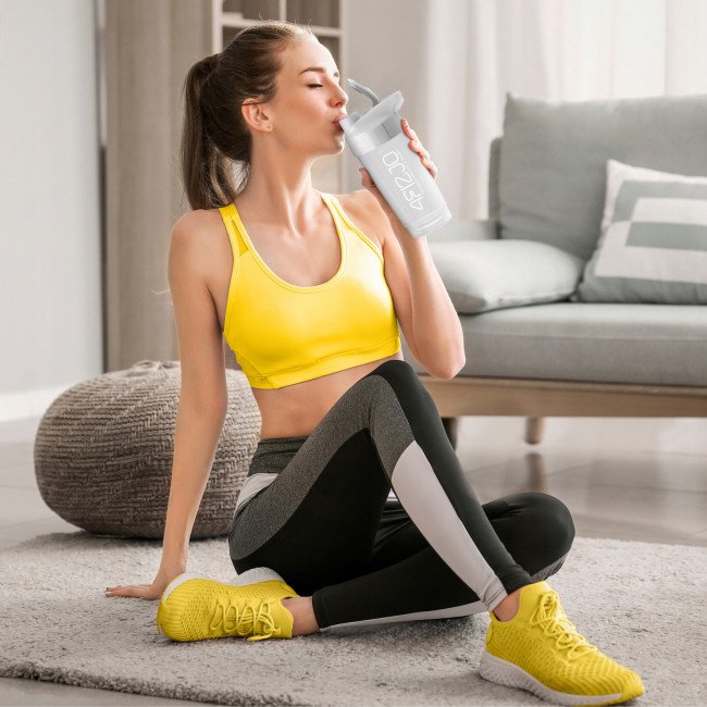 Шейкер спортивний 4FIZJO Ultra 700 мл White (P-5905973407083)
