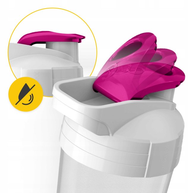 Шейкер спортивний 4FIZJO Ultra 700 мл White/Pink (P-5905973407069)