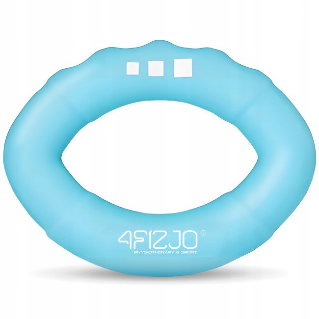 Еспандер кистьовий силіконовий 4FIZJO Medium 18 кг Sky Blue (P-5907739313744)