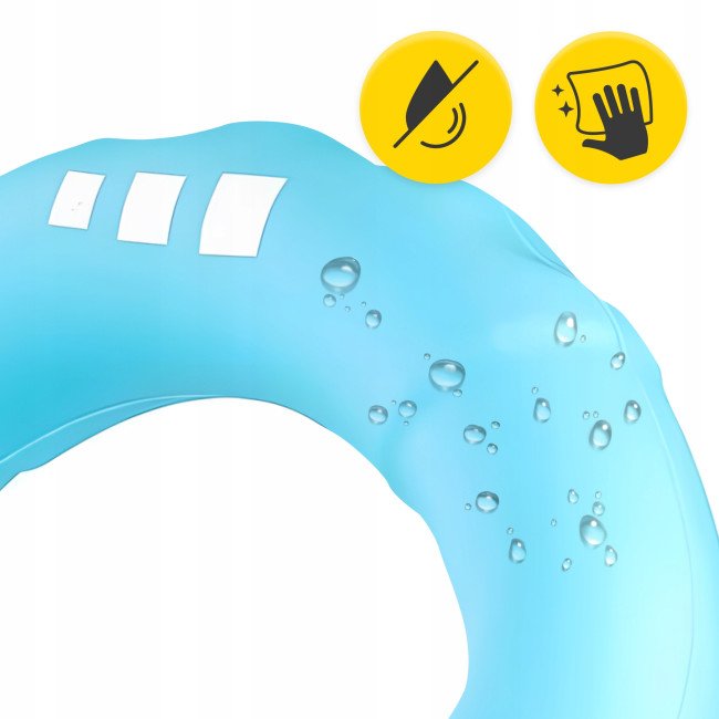 Еспандер кистьовий силіконовий 4FIZJO Medium 18 кг Sky Blue (P-5907739313744)
