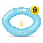 Еспандер кистьовий силіконовий 4FIZJO Medium 18 кг Sky Blue (P-5907739313744)