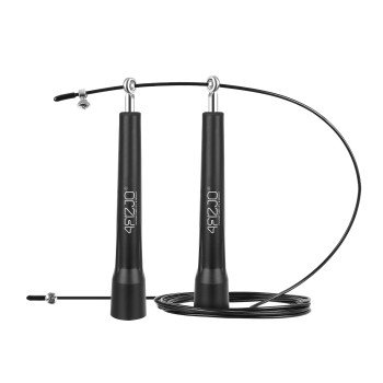 Скакалка швидкісна для кросфіту 4FIZJO Standard+ Black (P-5907739311528)