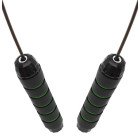 Скакалка швидкісна для кросфіту Cornix Speed Rope Classic XR-0148 Black/Green