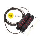 Скакалка швидкісна для кросфіту Cornix Speed Rope Classic XR-0150 Black/Red