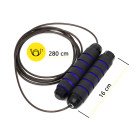Скакалка швидкісна для кросфіту Cornix Speed Rope Classic з обтяженням XR-0351 Black/Blue