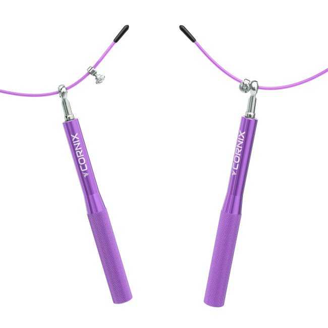 Скакалка швидкісна для кросфіту Cornix Speed Rope XR-0159 Purple